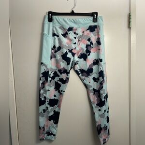 Blue Camo leggings